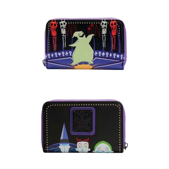 Loungefly The Nightmare Before Christmas Triple Pocket Mini Backpack and Wallet - Picture 9 of 9